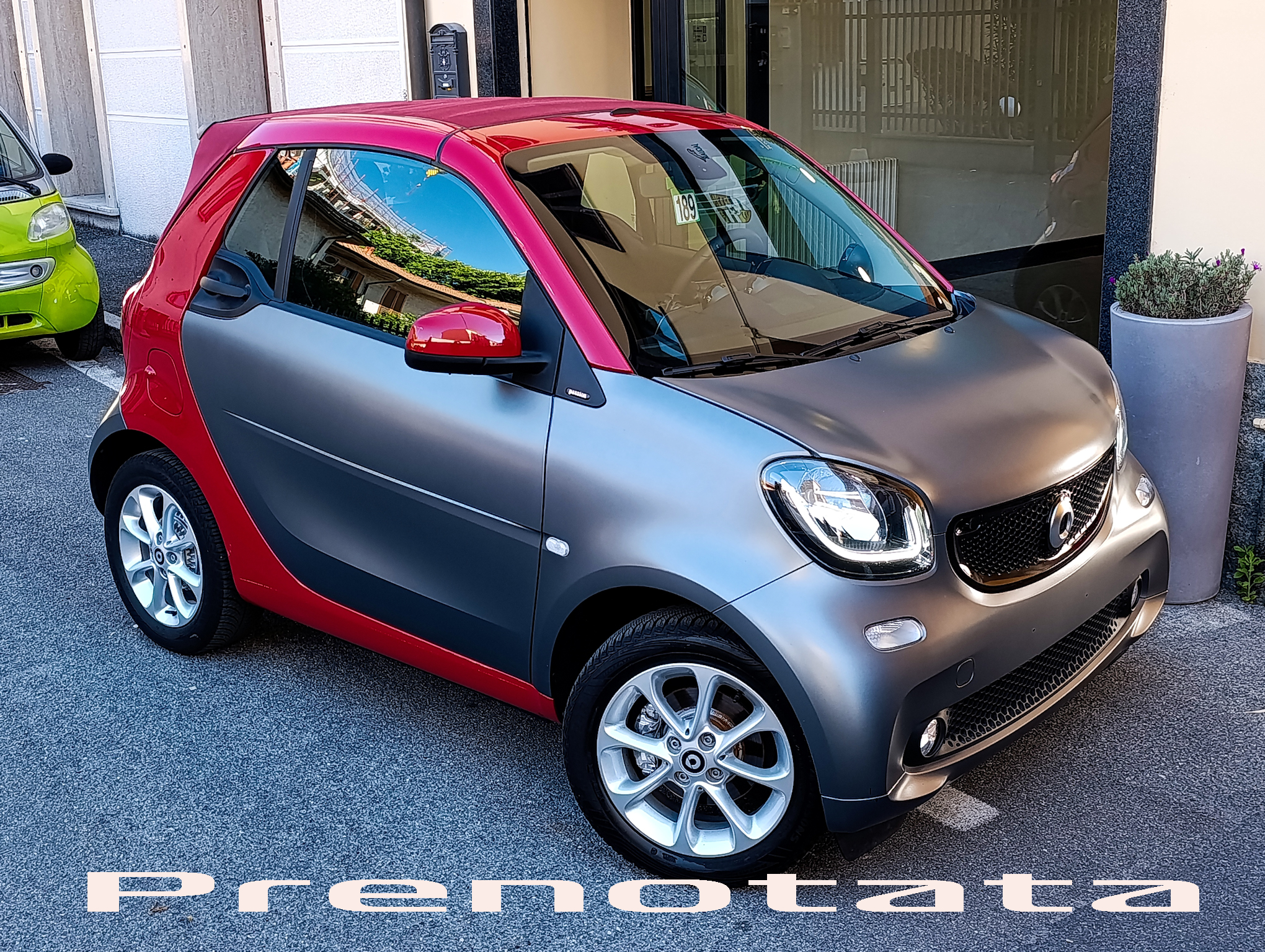 Smart Fortwo 1.0 71cv Passion Cabrio Capote Rossa