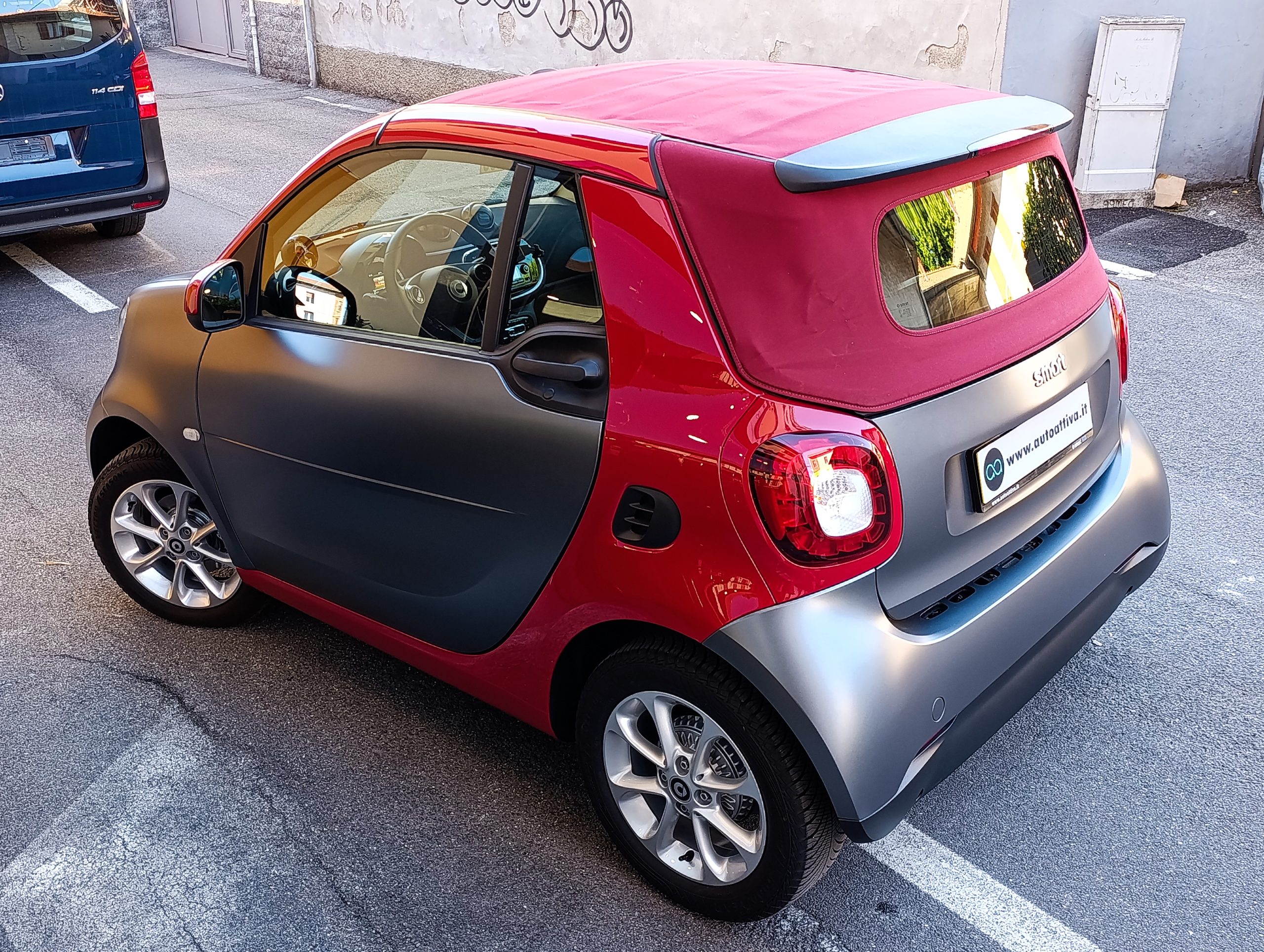 Smart Fortwo 1.0 71cv Passion Cabrio Capote Rossa - immagine 65