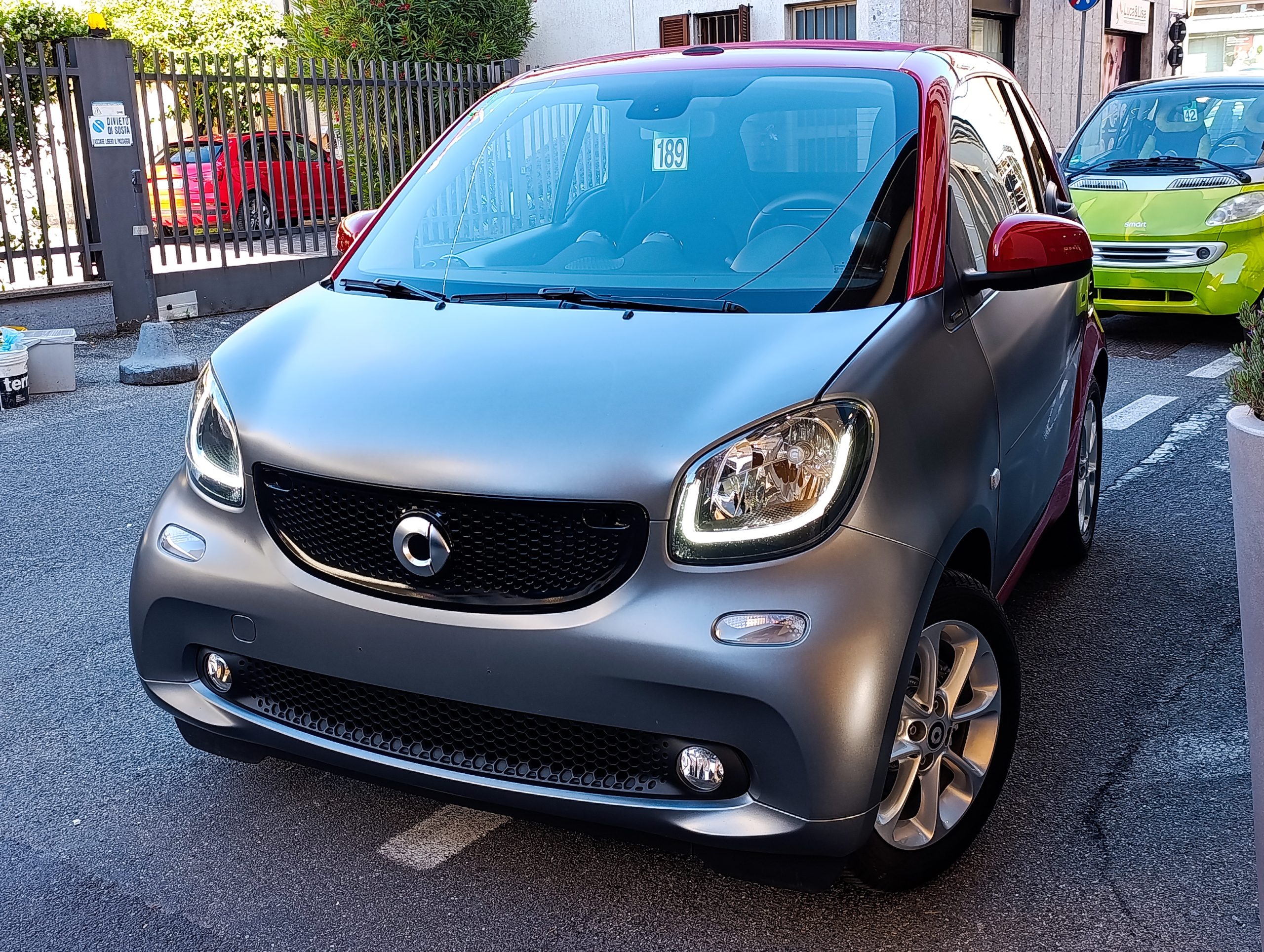 Smart Fortwo 1.0 71cv Passion Cabrio Capote Rossa - immagine 67