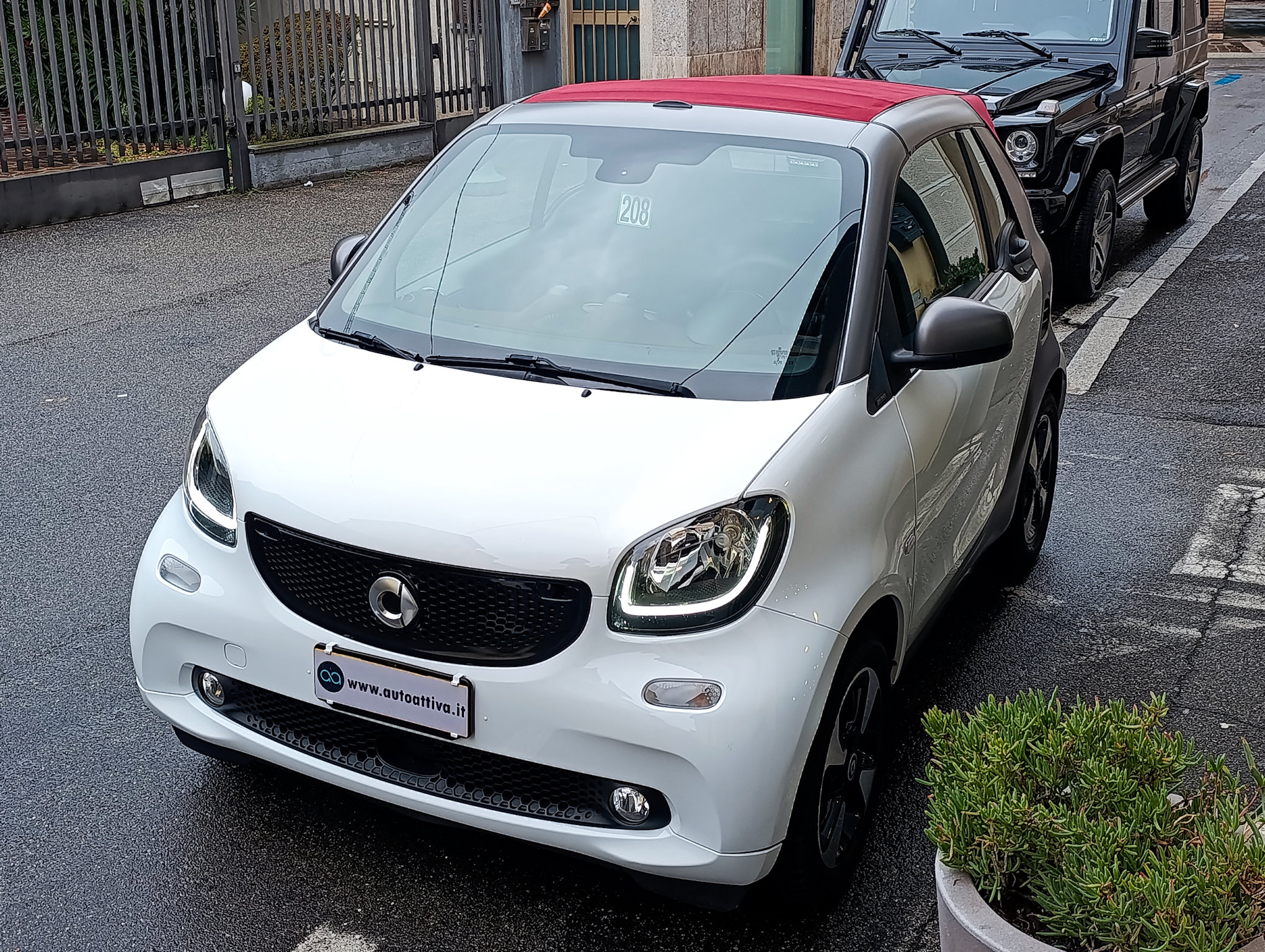 Smart Fortwo 1.0 71cv Perfect Cabrio Capote Rossa - immagine 30